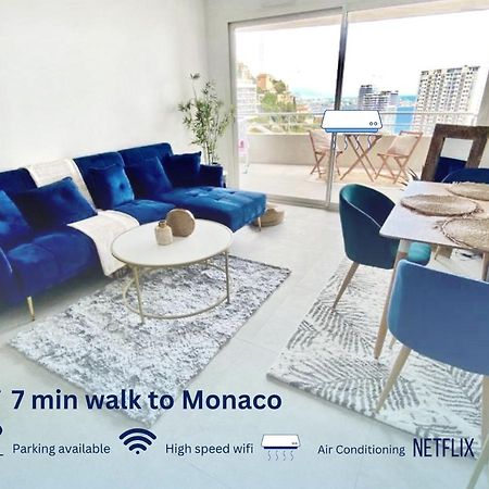 보솔레이 Luxurious Flat At 5 Min By Walk To Monaco, Free Parking And Sea View 아파트 외부 사진