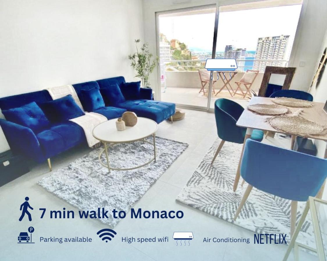 보솔레이 Luxurious Flat At 5 Min By Walk To Monaco, Free Parking And Sea View 아파트 외부 사진